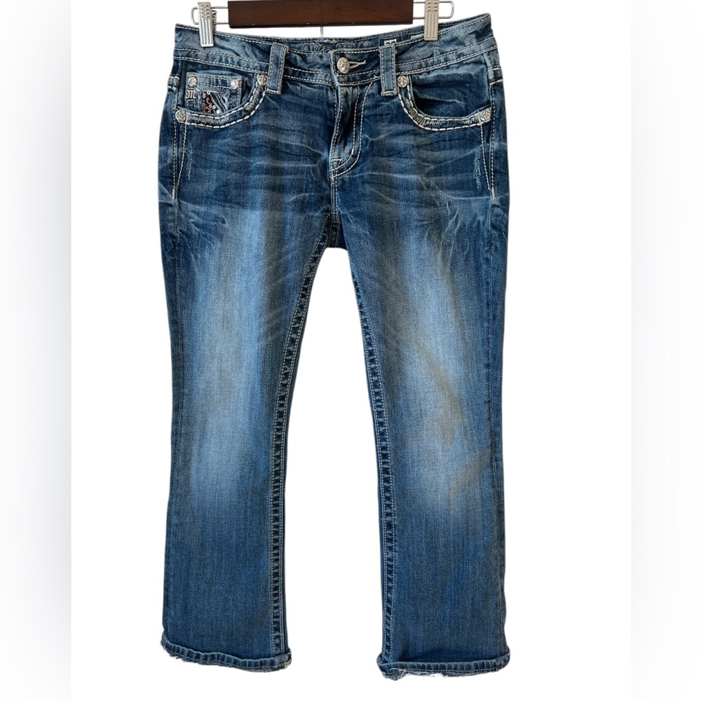 Miss Me Signature-Rise Boot Cut Jeans